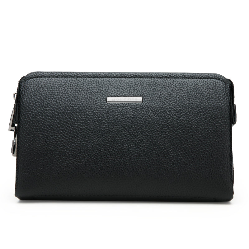 Leather Anti-theft Clutch